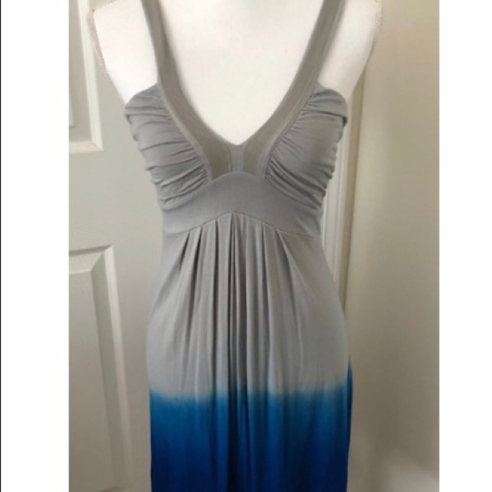 NWT WYL Gray Dress with Ombré Blue